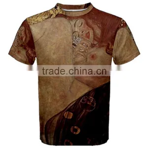 Sublimation t Shirts/dye Sublimation t Shirts/poly Cotton Blend Sublimation t Shirts thumbnail-3