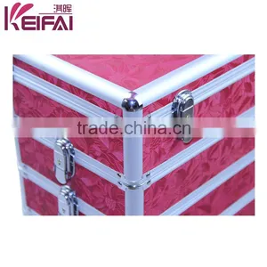 Hot Sell 2015 New Products Red Sequin Aluminum Professional Cosmetic Case thumbnail-2