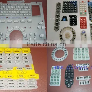 1" 2"silicone Rubber Numeric Keypad / Keypad for Car Remote/keypad for Phone thumbnail-1