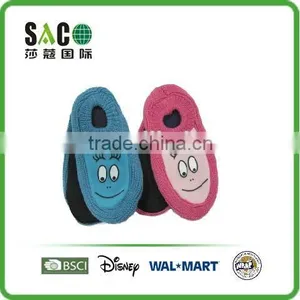 Face Pattern Colourful Acrylic Home Shoes With Leatherette Sole thumbnail-3