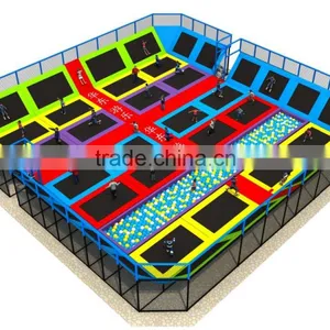 Xiujiang Safety Exercise Big High Quality Children Interesting OEM Best Trampoline Amusement Equipment thumbnail-2