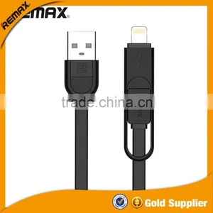 REMAX Elegant High Speed Quick Charging Data Micro 2 in 1 USB Cable thumbnail-2