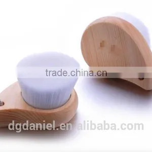 Fashion Wooden Cleansing Facial Brush ,white Face Brush With Synthetic Hair thumbnail-6