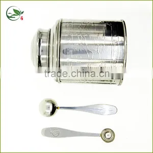 Classical Stainless Steel Airtight Tea Canister, Tea Caddy thumbnail-2