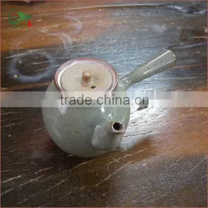 150ml Sky Blue Japanese Oval Kyusu Clay Water Tea Pot thumbnail-4