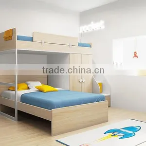 2016 Hot Selling Good Looking Kids Bunk Bed With Storage Design thumbnail-1