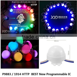Led Pixels Decoration Christmas House 30mm Rgb Signal Break-point Continuous Transmission thumbnail-2