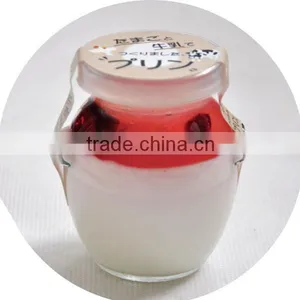 2014 110ml Clear Glass Pudding Bottle With Plastic Cap thumbnail-1