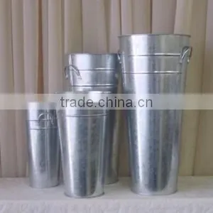Galvanized Flower Bucket thumbnail-1