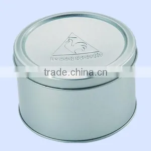 High Quality CMYK Printing Round Shape Blank Box for Packating Watch Tin Box thumbnail-1