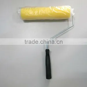 Yellow Sponge Paint Roller Brush thumbnail-1