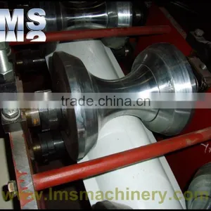 LMS Customized Galvanized Steel Roof Sheet Ridge Cap Roll Forming Machine thumbnail-2