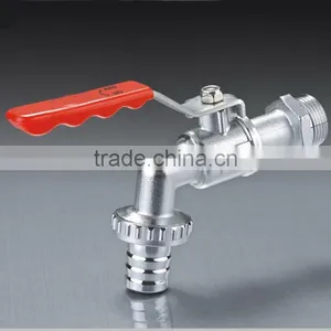 3/4" Nickel Plated Outdoor Brass Water Taps Garden thumbnail-1