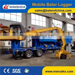 Y83D-3000A Mobile Hydraulic Metal Scrap Baler Logger WANSHIDA thumbnail-1