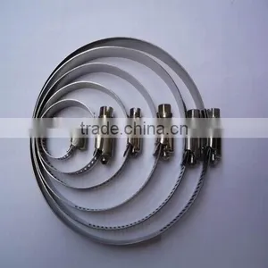 CE Rigging Polished SS304 Stainless Steel 316 Hose Clamps for Pipeline thumbnail-2