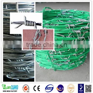 Good Quality Pvc Barbed Wire Corrosion Resistance Wire thumbnail-1