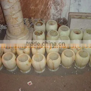 PAKISTANI CHEAP EXPORT QUALITY URNS ONYX MARBLE HANDICRAFTS thumbnail-3