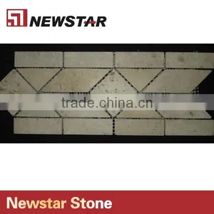 Newstar Tumbled Rock Natural Stone Travertine Tile Backsplash Mosaic thumbnail-5
