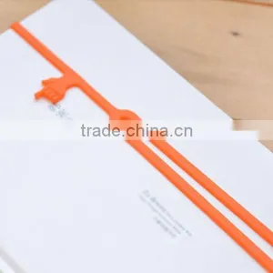 Elastic Band Fancy Gift Finger Style Bookmark Silicone Book Collection Band thumbnail-5