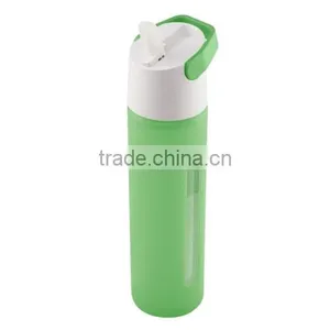 Wholesale Food Grade Heat Resistant Silicone Bottle Sleeve With Customized Pattern 18 OZ thumbnail-3