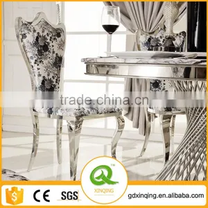 TH381 Home Furniture Oval Marble Top Dining Table Designs thumbnail-4