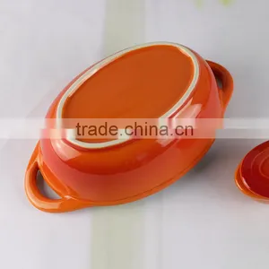 China Factory Supplier Custom Design Cookware Ceramic Casserole Set thumbnail-6