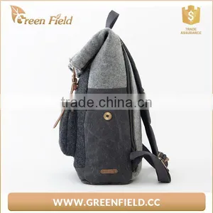Felt Laptop Backpack Men's Felt Laptop Backpack thumbnail-2