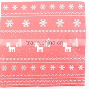 Christmas Festival Printing Paper Dinner Napkin Luxury Paper Tissue thumbnail-2