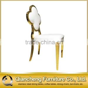 Wholesale Hollow Glodern Stainless Steel Dining Chair thumbnail-1