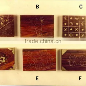 Wood Gift Box, Wood Carving Box, Fine Brassinlay Box, Decorated Gift Boxes, Hand Carved Wood Box, thumbnail-1