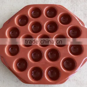 Ceramic Oyster Holder,Ceramic Cheese Sets,Stoneware Egg Holder thumbnail-1