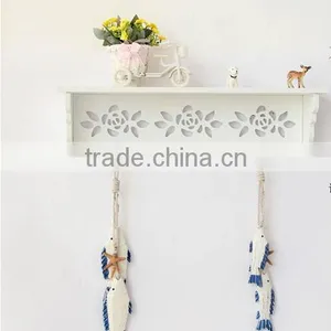 Elegant White Indoor Decoration Wall Hanging in Wooden thumbnail-2