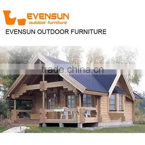 Wholesale Price Solid Decorated Luxury Wooden Prefab Cottage for Accommodation thumbnail-1