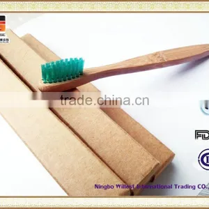 Adult Bamboo Toothbrush With Your Own Logo for Home or Travel thumbnail-2