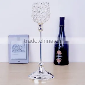 2016 New High-end Luury Crystal Candle Holder Home Decorative Candlestick Home Party Bar Wedding Room Romantic Decor thumbnail-1