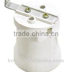 Ceramic/porcelain Electric Lamp Holder/lampholder 519BL E27 thumbnail-1