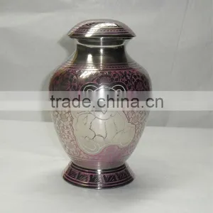 Child Brass Funeral Urns Jar Shaped thumbnail-1