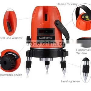 Laser Level (4V1H) Infrared Rotary Cross Line With Detectors Horizontal and Vertical Laser thumbnail-2