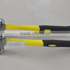 British Type Ball Pein Hammer With Fiberglass Handle thumbnail-1