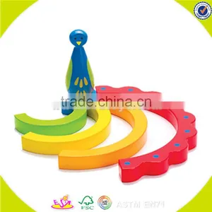Wholesale Colorful Wooden Blocks Toy Top Quality Building Wooden Blocks Toy for Kids W13A014 thumbnail-4