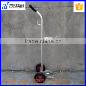 Professional Hospital Aluminum Oxygen Gas Cylinder Trolley Cart for Sale thumbnail-2