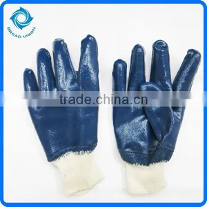 High Quality Blue Nitrile Gloves Nitrile Coated Gloves thumbnail-1