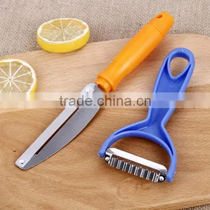 Fruit and Vegetables PP Handle Stainless Steel Blade Multifunctional Peeler Set thumbnail-3
