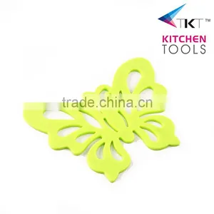Butterfly Shape Silicone Coffee Hot Water Heating Cup Mat Cup Holder Cup Pad thumbnail-2