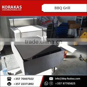 Commercial Smoker Barbecue Grills, Charcoal Burning BBQ Grill Machine thumbnail-6