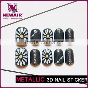 New Air Custom Metal Style DIY Decoration Nail Stickers thumbnail-3