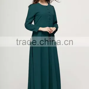 Kaftan Abaya Muslim Wear Arabian Maxi Women Abaya Dresses ,Saudi Arab Style Thobe Women Dubai Abaya thumbnail-5