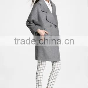 2015 Elegant Beautiful Grey Color Long Sleeve Lady Top Blazer 155374-2 thumbnail-2