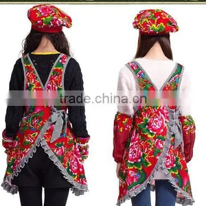 Personality Printing Bust Cotton Apron, Restaurant Milk Tea Shop Half Short Corset thumbnail-5