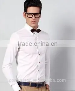 White Cotton Front Shirt,dress Shirt (201411143) thumbnail-1